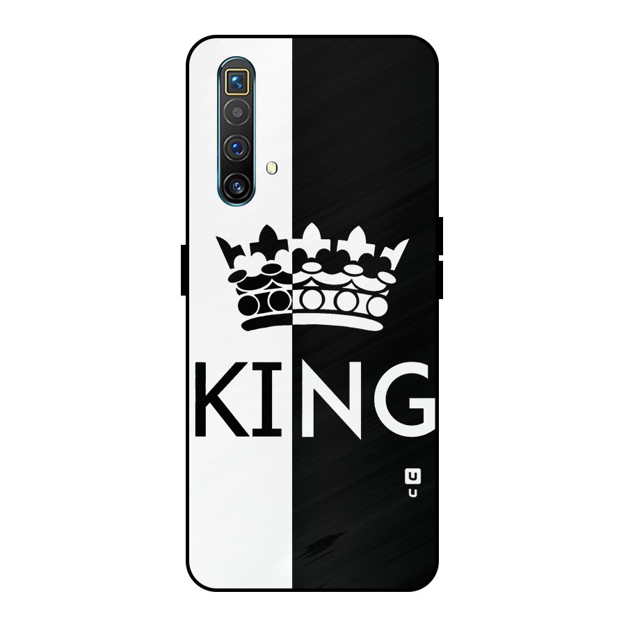 Aesthetic Crown King Metal Back Case for Realme X3 SuperZoom