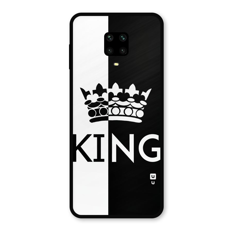 Aesthetic Crown King Metal Back Case for Redmi Note 10 Lite