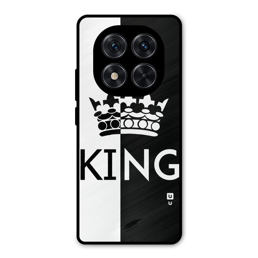 Aesthetic Crown King Metal Back Case for Redmi Note 14 Pro 5G