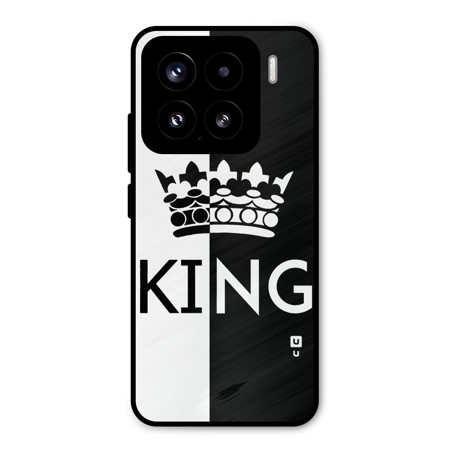 Aesthetic Crown King Metal Back Case for Xiaomi 15