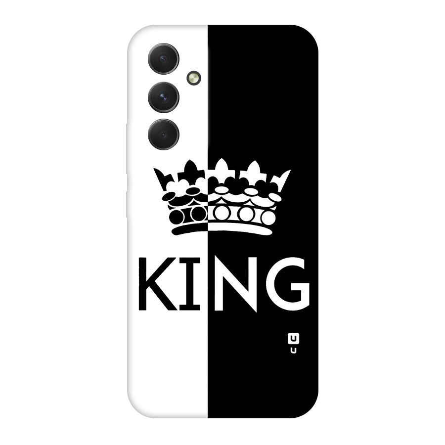 Aesthetic Crown King Original Polycarbonate Back Case for Galaxy A54