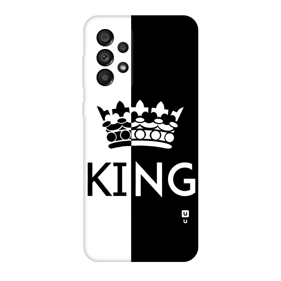 Aesthetic Crown King Original Polycarbonate Back Case for Galaxy A73 5G