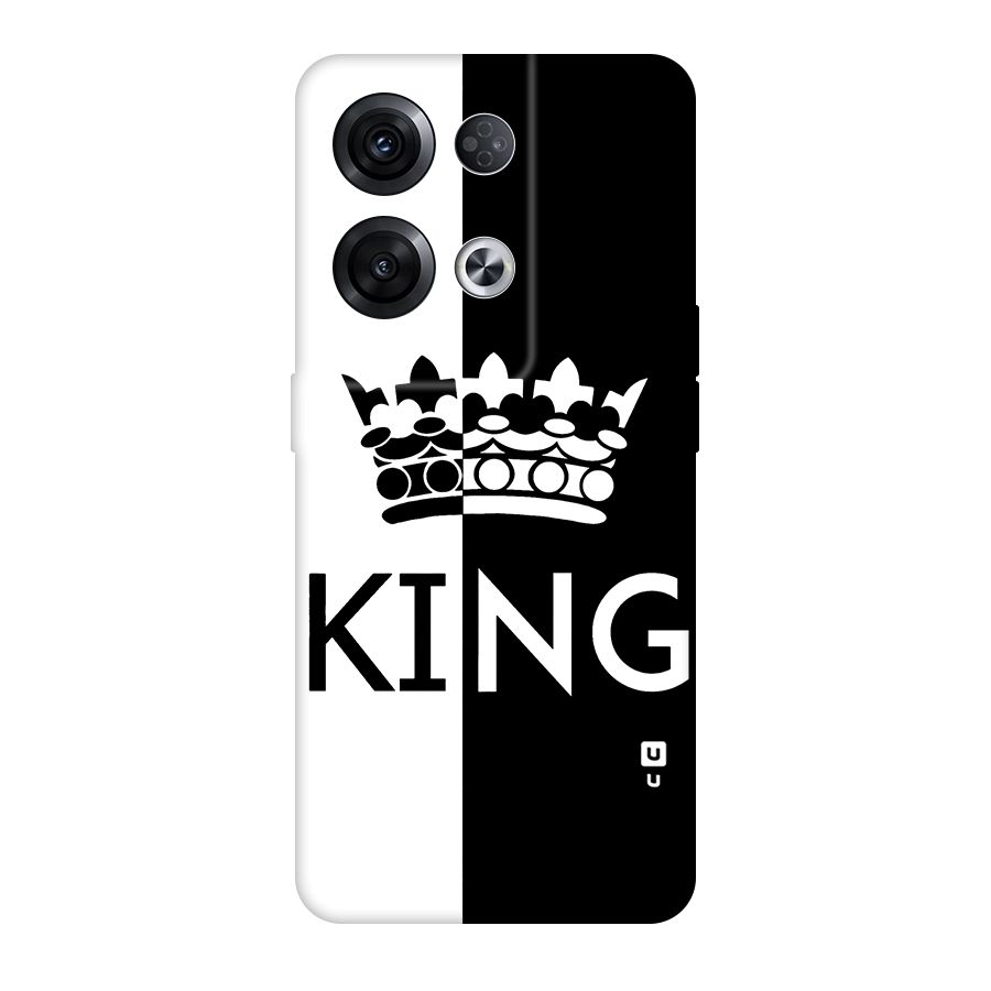 Aesthetic Crown King Original Polycarbonate Back Case for Oppo Reno8 Pro 5G