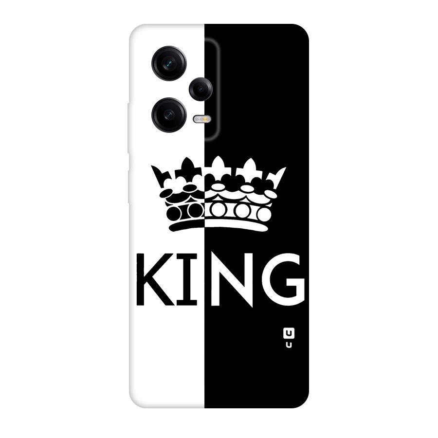 Aesthetic Crown King Original Polycarbonate Back Case for Redmi Note 12 Pro