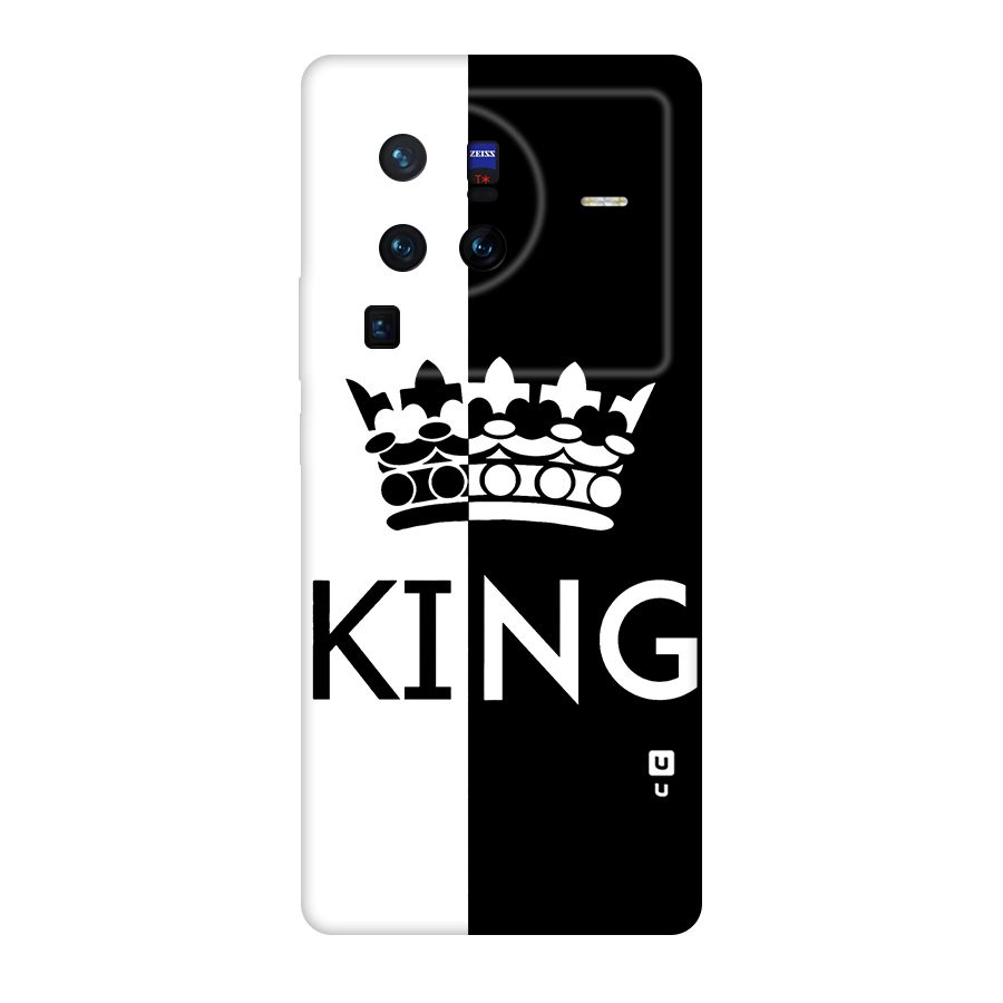 Aesthetic Crown King Original Polycarbonate Back Case for Vivo X80