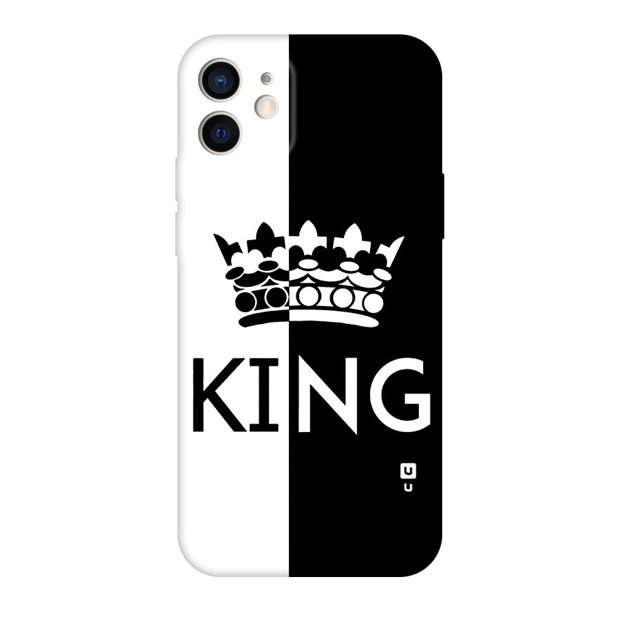 Aesthetic Crown King Original Polycarbonate Back Case for iPhone 12