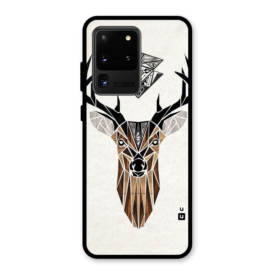 Aesthetic Deer Design Glass Back Case for Galaxy S20 Ultra