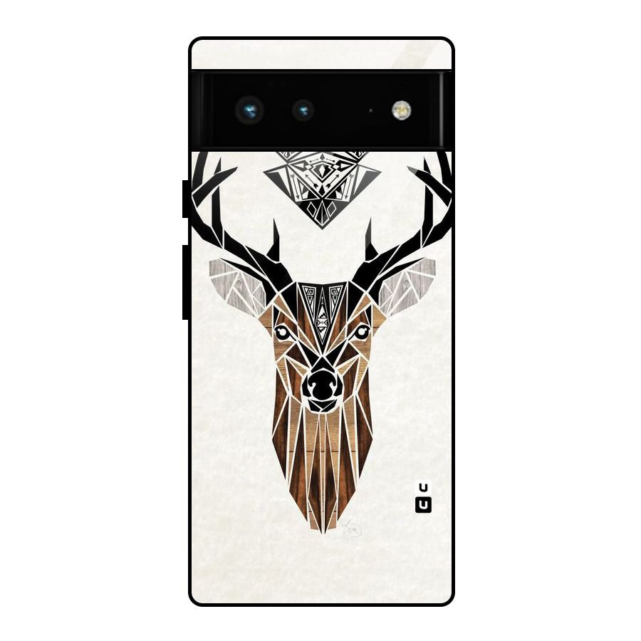 Aesthetic Deer Design Glass Back Case for Google Pixel 6