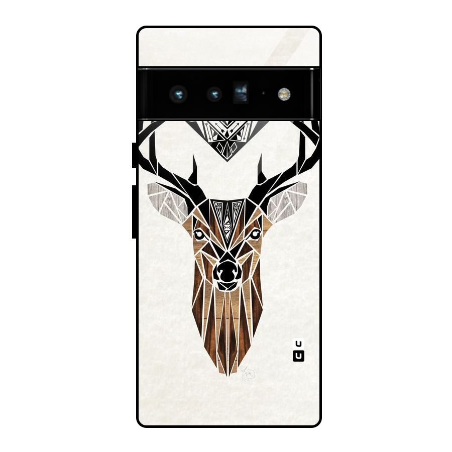 Aesthetic Deer Design Glass Back Case for Google Pixel 6 Pro