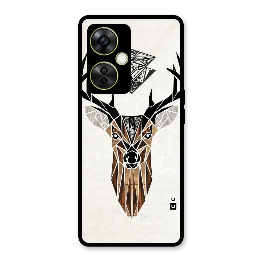 Aesthetic Deer Design Glass Back Case for OnePlus Nord CE 3 Lite