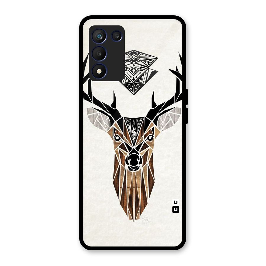 Aesthetic Deer Design Glass Back Case for Realme 9 5G Speed