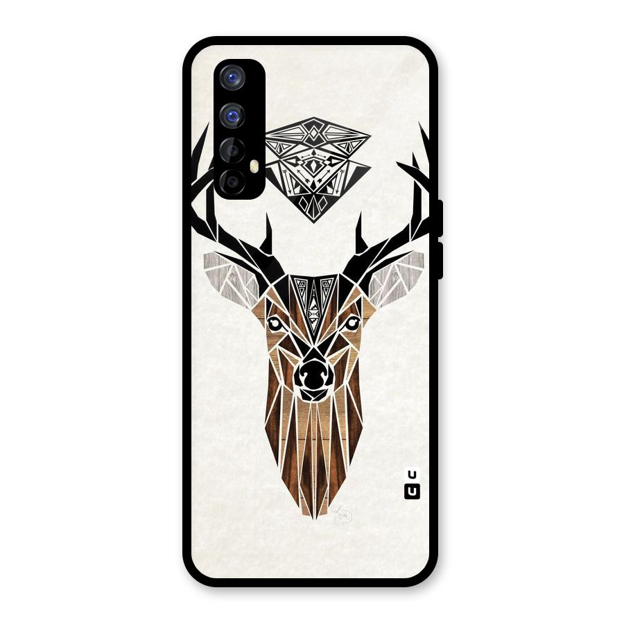 Aesthetic Deer Design Glass Back Case for Realme Narzo 20 Pro