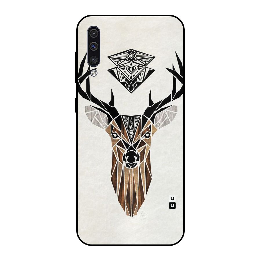 Aesthetic Deer Design Metal Back Case for Galaxy A30s