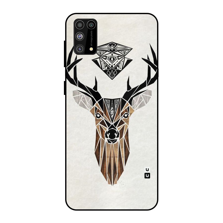 Aesthetic Deer Design Metal Back Case for Galaxy F41