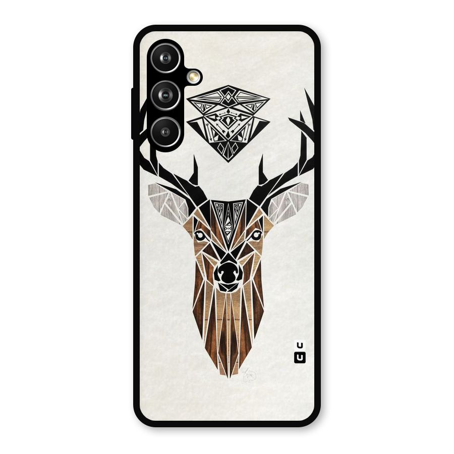 Aesthetic Deer Design Metal Back Case for Galaxy F54