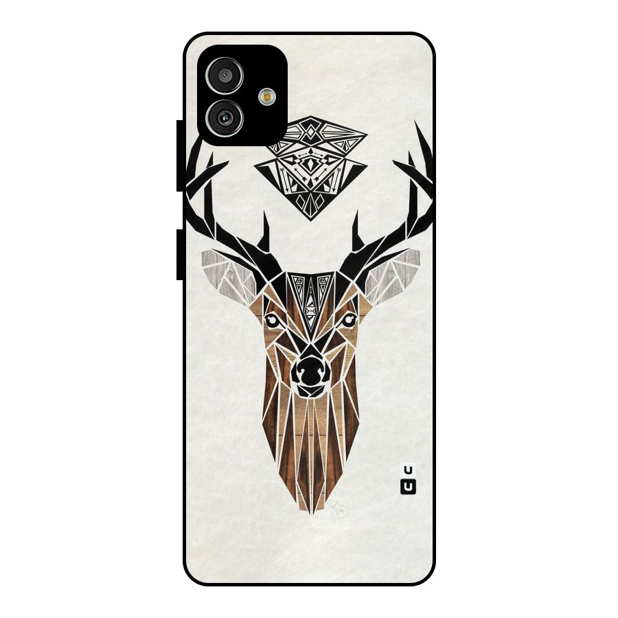 Aesthetic Deer Design Metal Back Case for Galaxy M13 5G