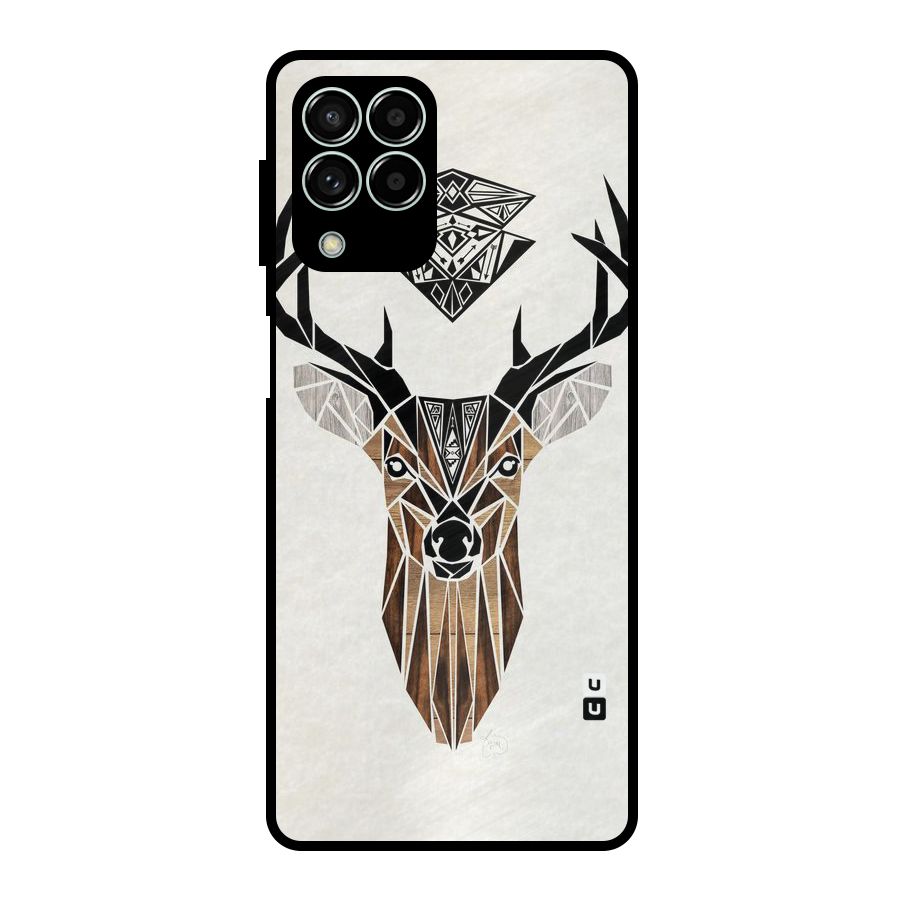 Aesthetic Deer Design Metal Back Case for Galaxy M33