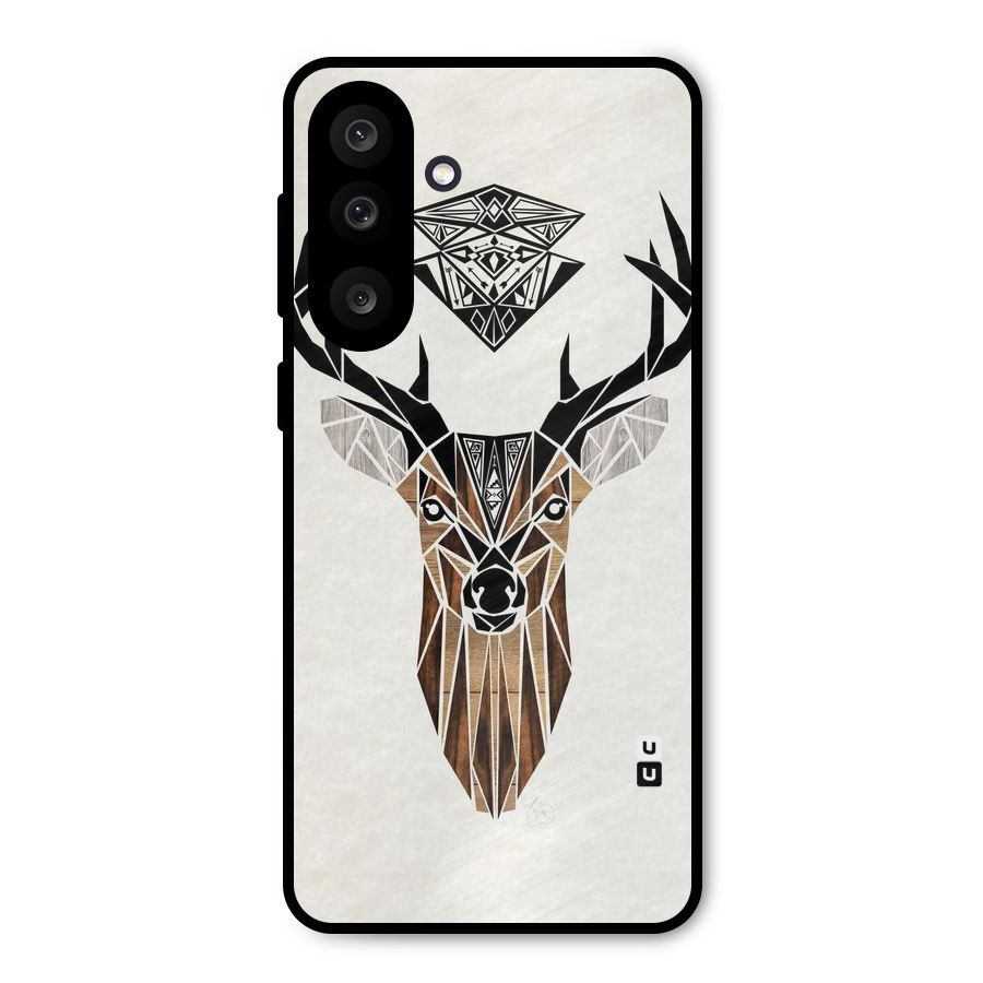Aesthetic Deer Design Metal Back Case for Galaxy M56