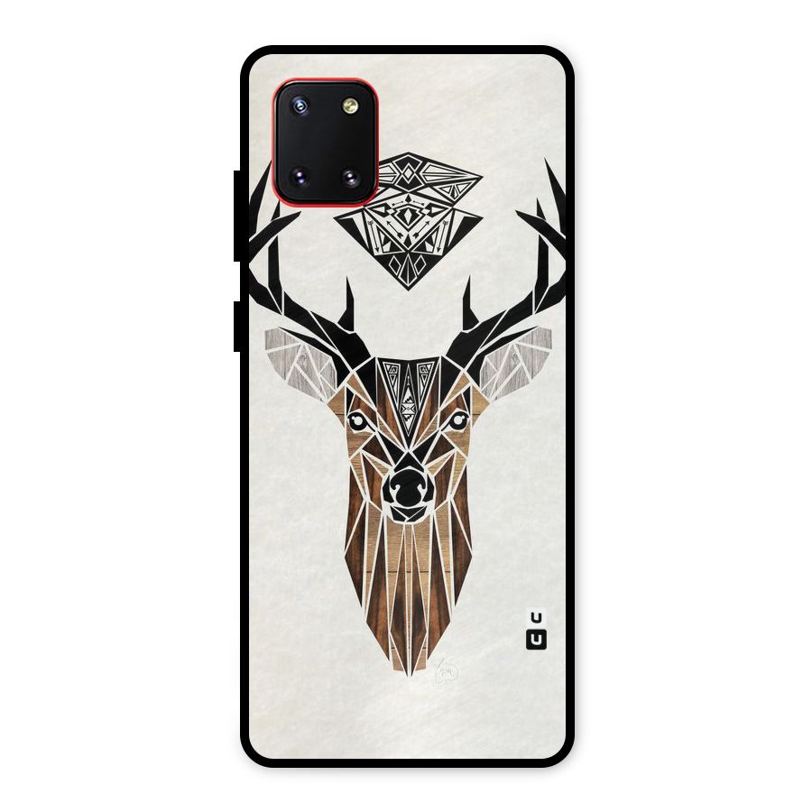 Aesthetic Deer Design Metal Back Case for Galaxy Note 10 Lite