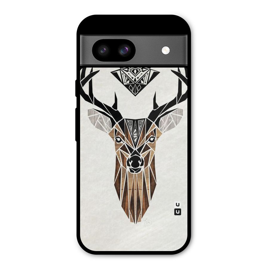 Aesthetic Deer Design Metal Back Case for Google Pixel 8a