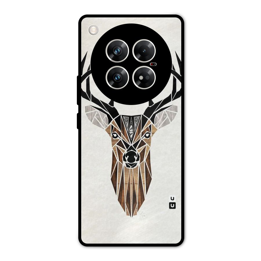 Aesthetic Deer Design Metal Back Case for Infinix Zero 40 5G