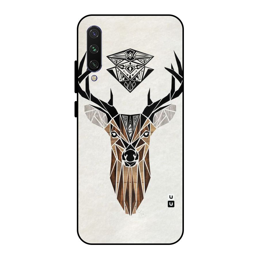 Aesthetic Deer Design Metal Back Case for Mi A3