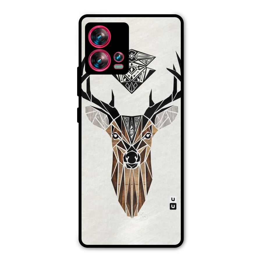 Aesthetic Deer Design Metal Back Case for Motorola Edge 30 Fusion