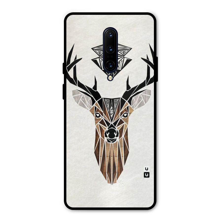 Aesthetic Deer Design Metal Back Case for OnePlus 7 Pro