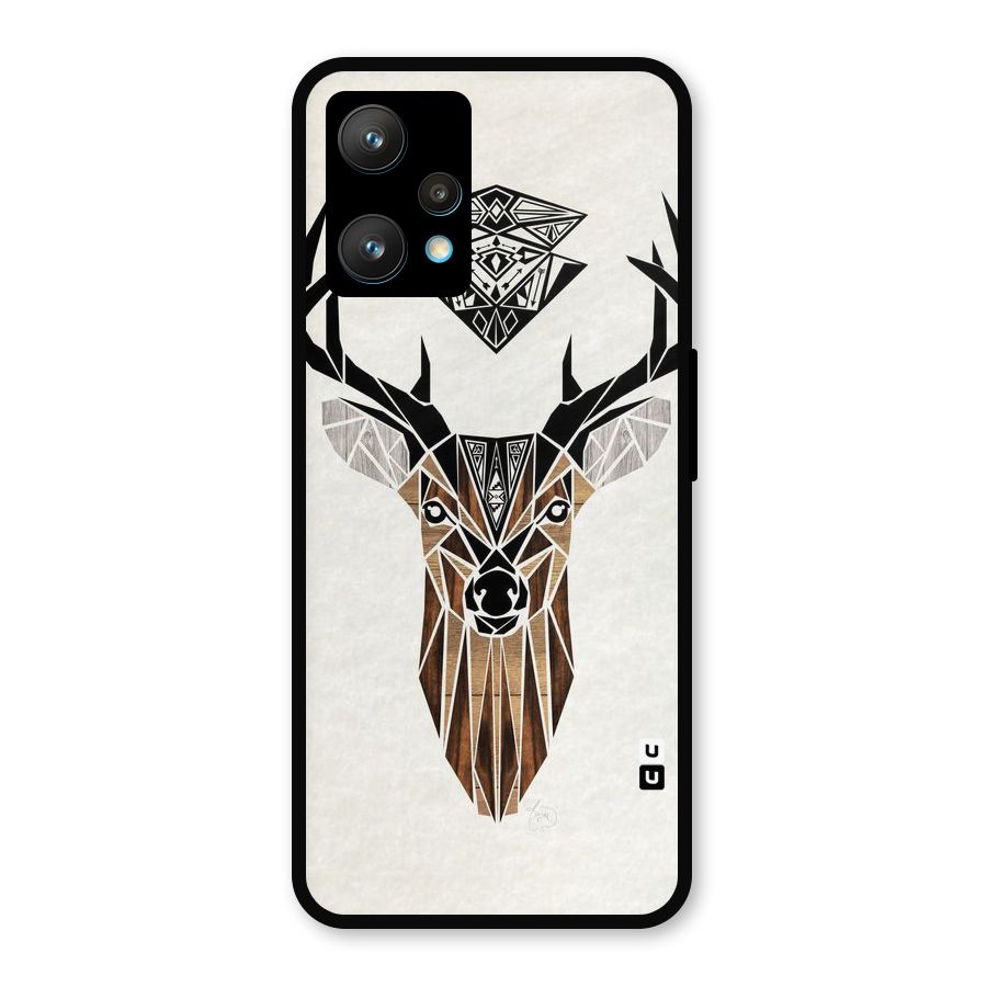 Aesthetic Deer Design Metal Back Case for Realme 9