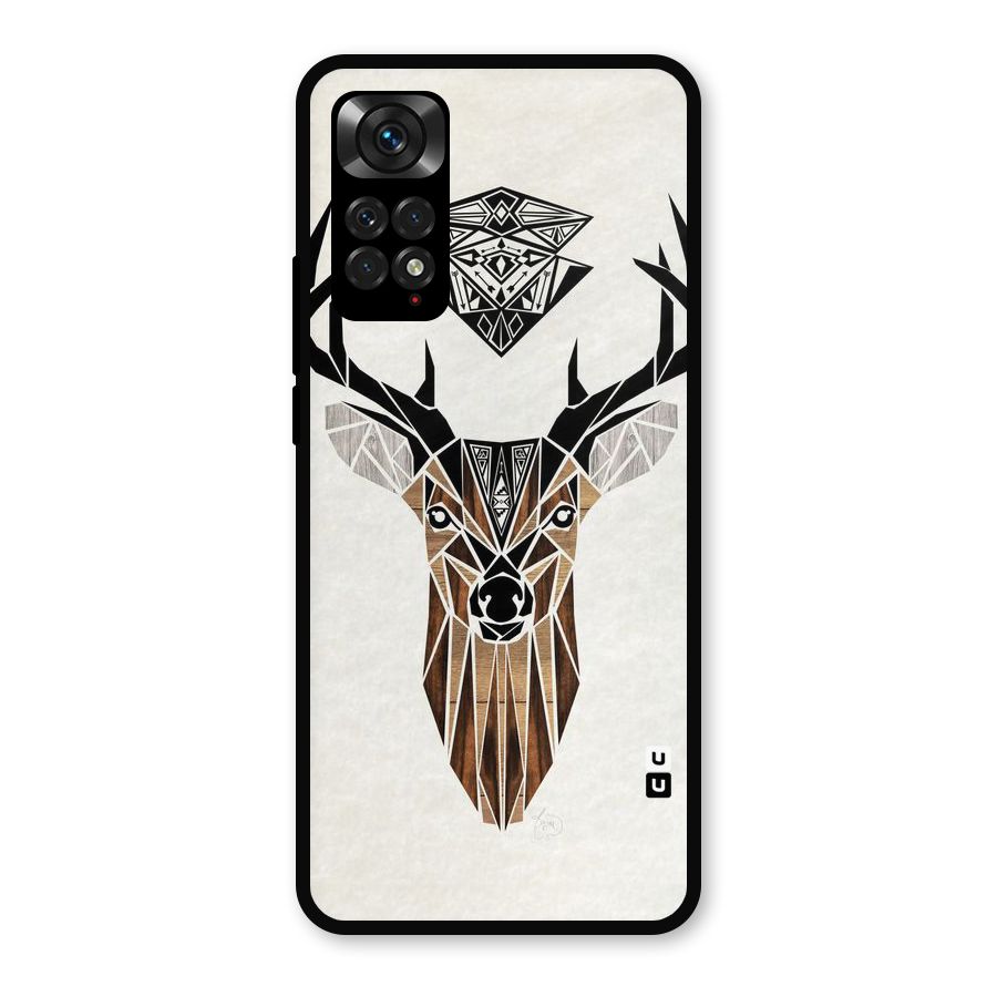 Aesthetic Deer Design Metal Back Case for Redmi Note 11s