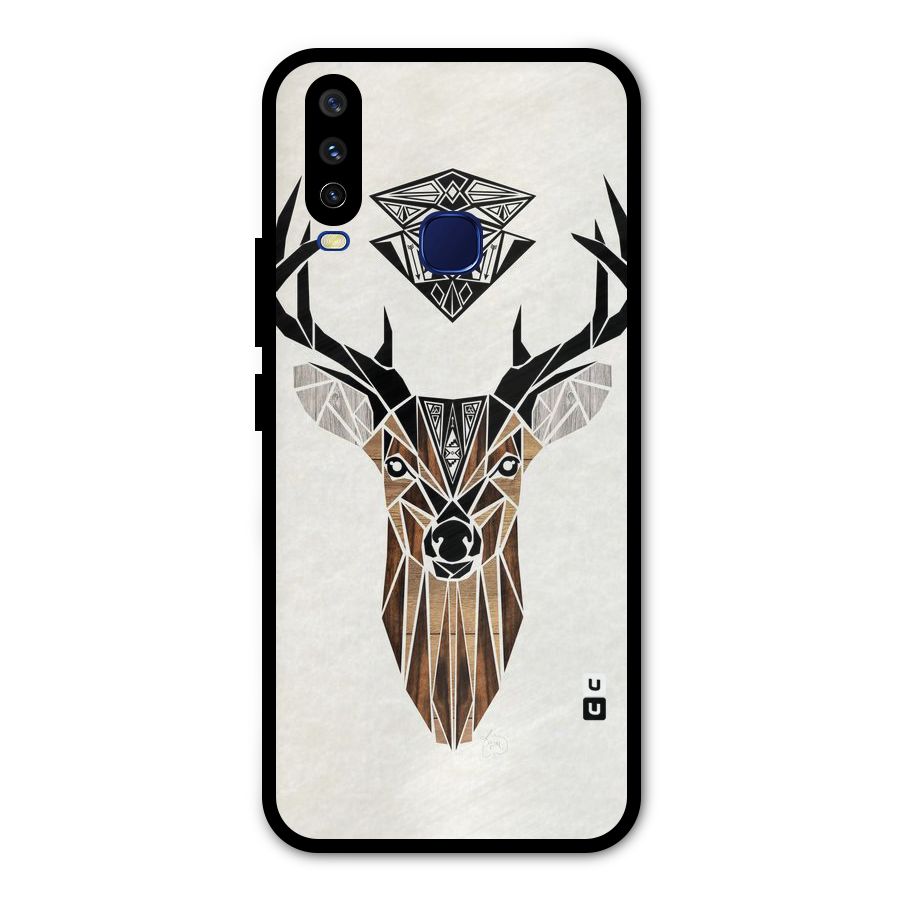 Aesthetic Deer Design Metal Back Case for Vivo V17