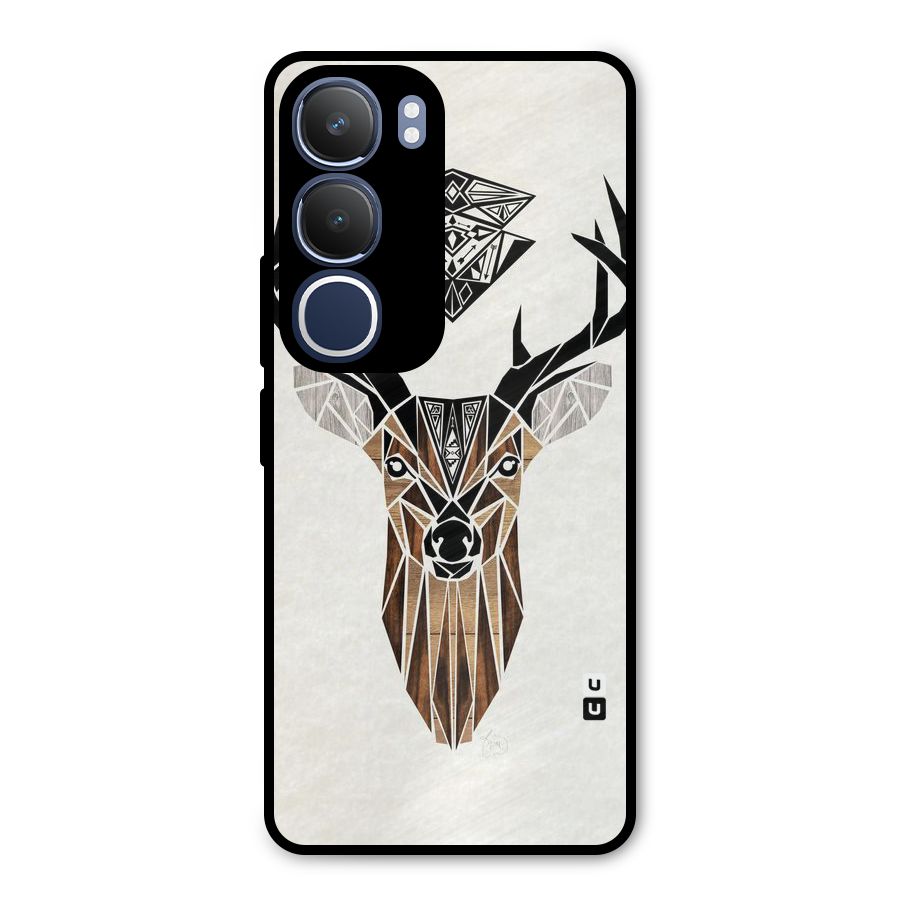 Aesthetic Deer Design Metal Back Case for Vivo Y29