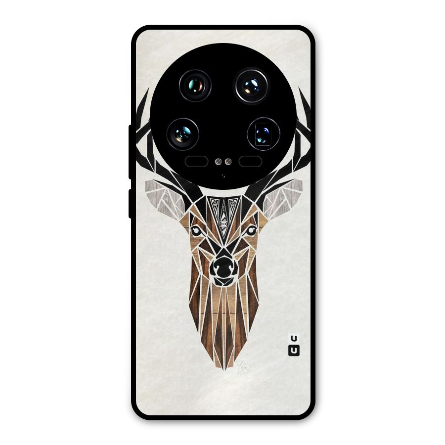 Aesthetic Deer Design Metal Back Case for Xiaomi 14 Ultra