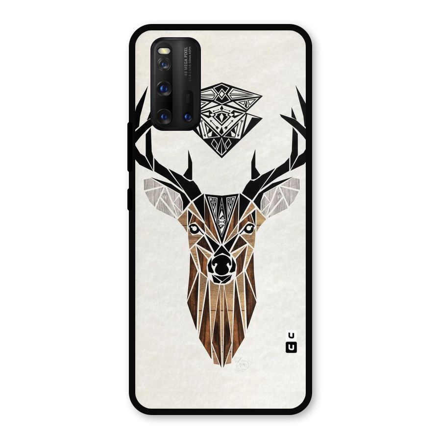 Aesthetic Deer Design Metal Back Case for iQOO 3