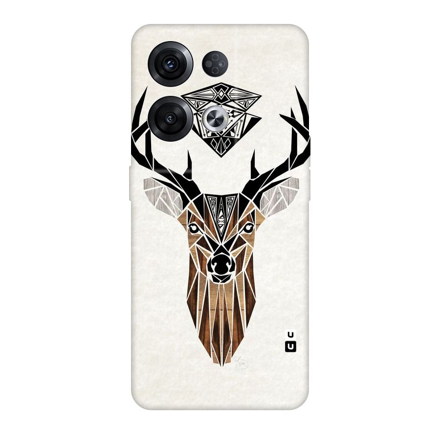 Aesthetic Deer Design Original Polycarbonate Back Case for Oppo Reno8 Pro 5G