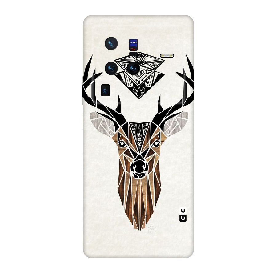 Aesthetic Deer Design Original Polycarbonate Back Case for Vivo X80
