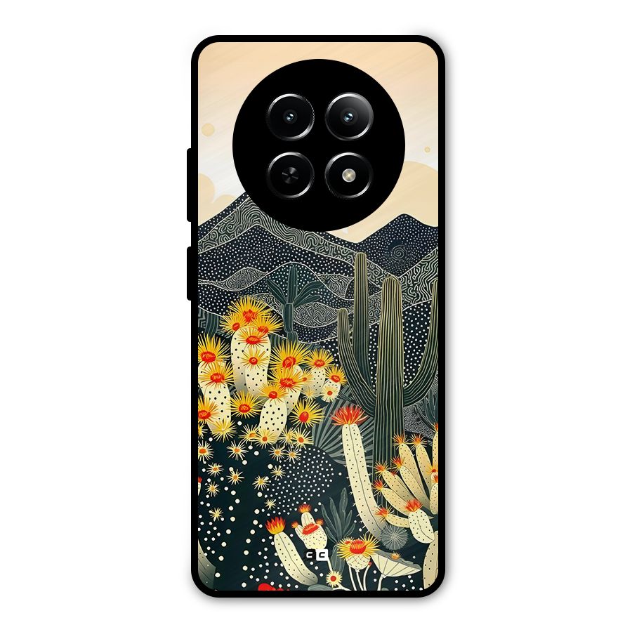 Aesthetic Desert Metal Back Case for Realme 13