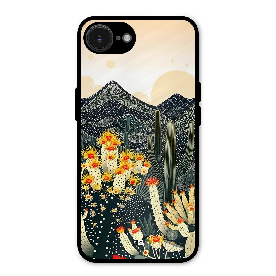 Aesthetic Desert Metal Back Case for iPhone 16e