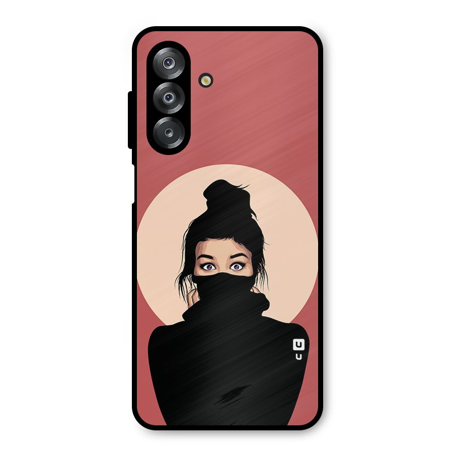 Aesthetic Digital Art Girl Metal Back Case for Galaxy A26