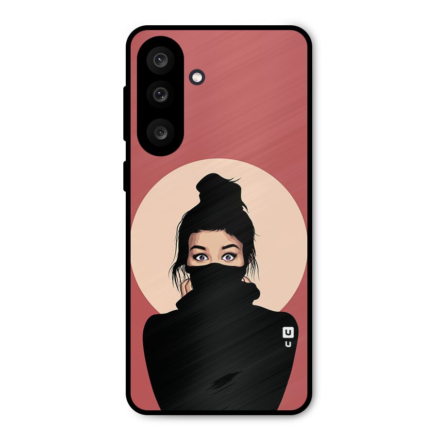Aesthetic Digital Art Girl Metal Back Case for Galaxy M56
