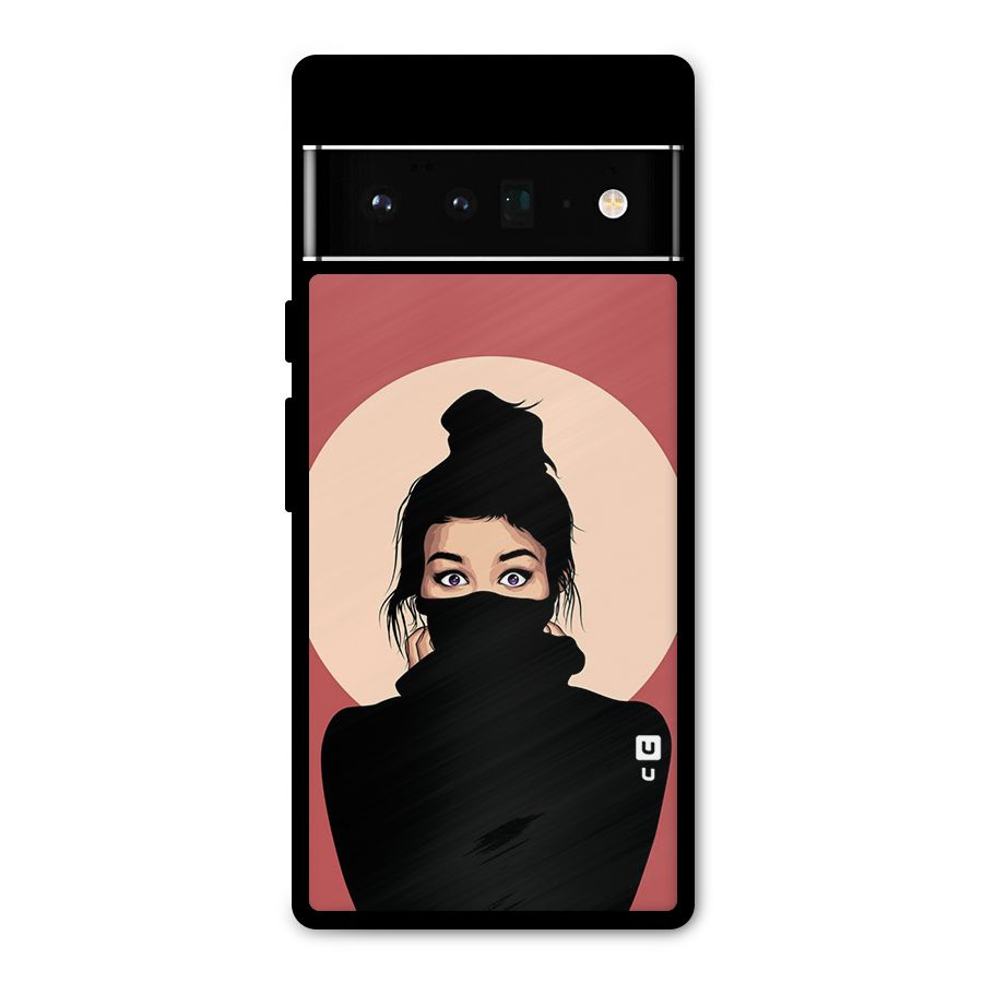 Aesthetic Digital Art Girl Metal Back Case for Google Pixel 6 Pro