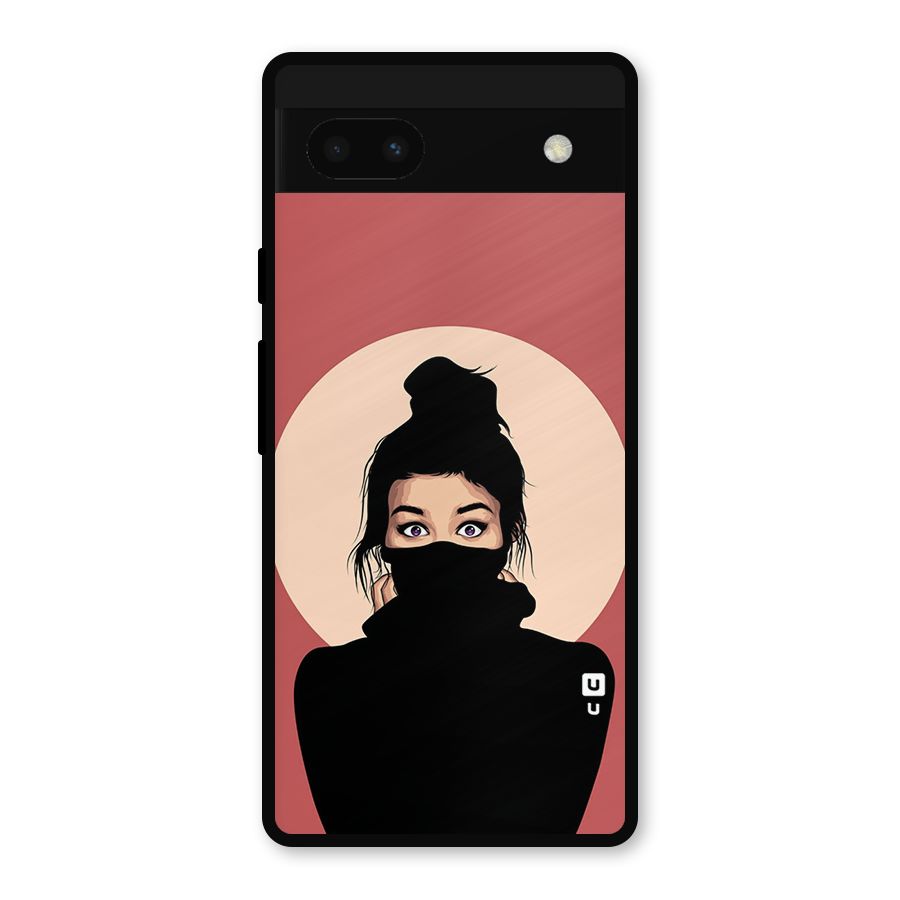 Aesthetic Digital Art Girl Metal Back Case for Google Pixel 6a
