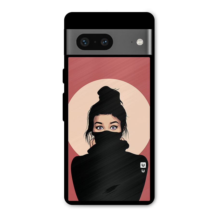 Aesthetic Digital Art Girl Metal Back Case for Google Pixel 7