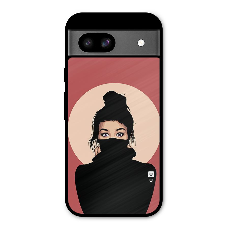 Aesthetic Digital Art Girl Metal Back Case for Google Pixel 8a