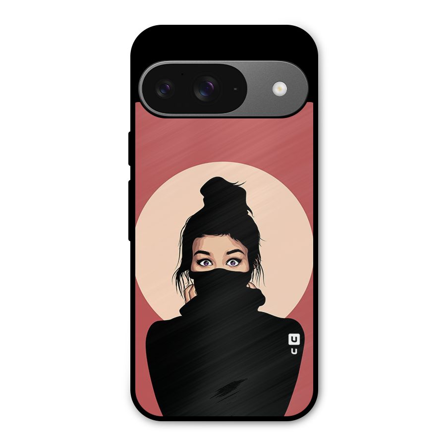 Aesthetic Digital Art Girl Metal Back Case for Google Pixel 9