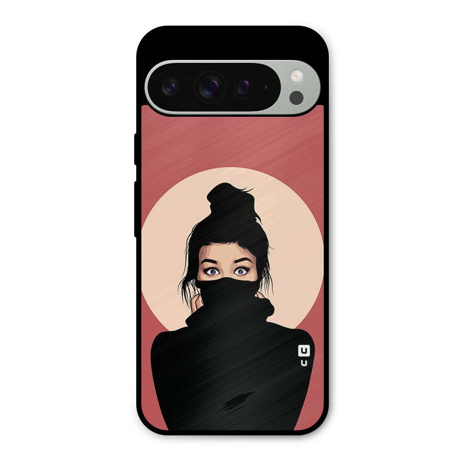 Aesthetic Digital Art Girl Metal Back Case for Google Pixel 9 Pro XL