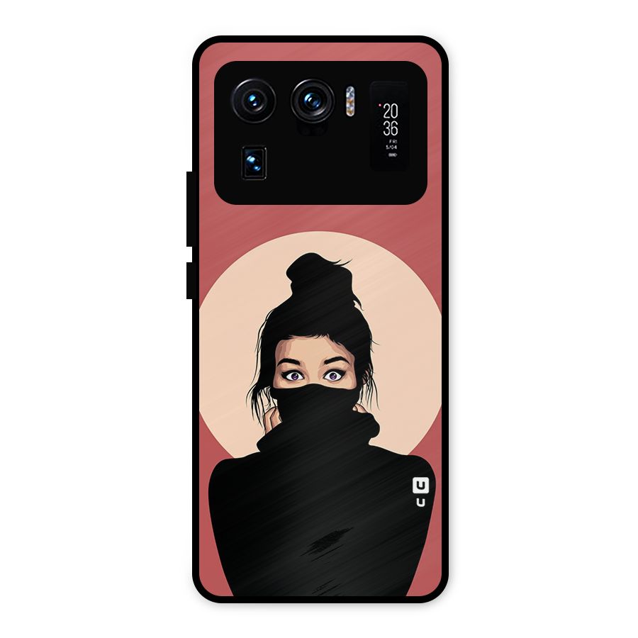 Aesthetic Digital Art Girl Metal Back Case for Mi 11 Ultra