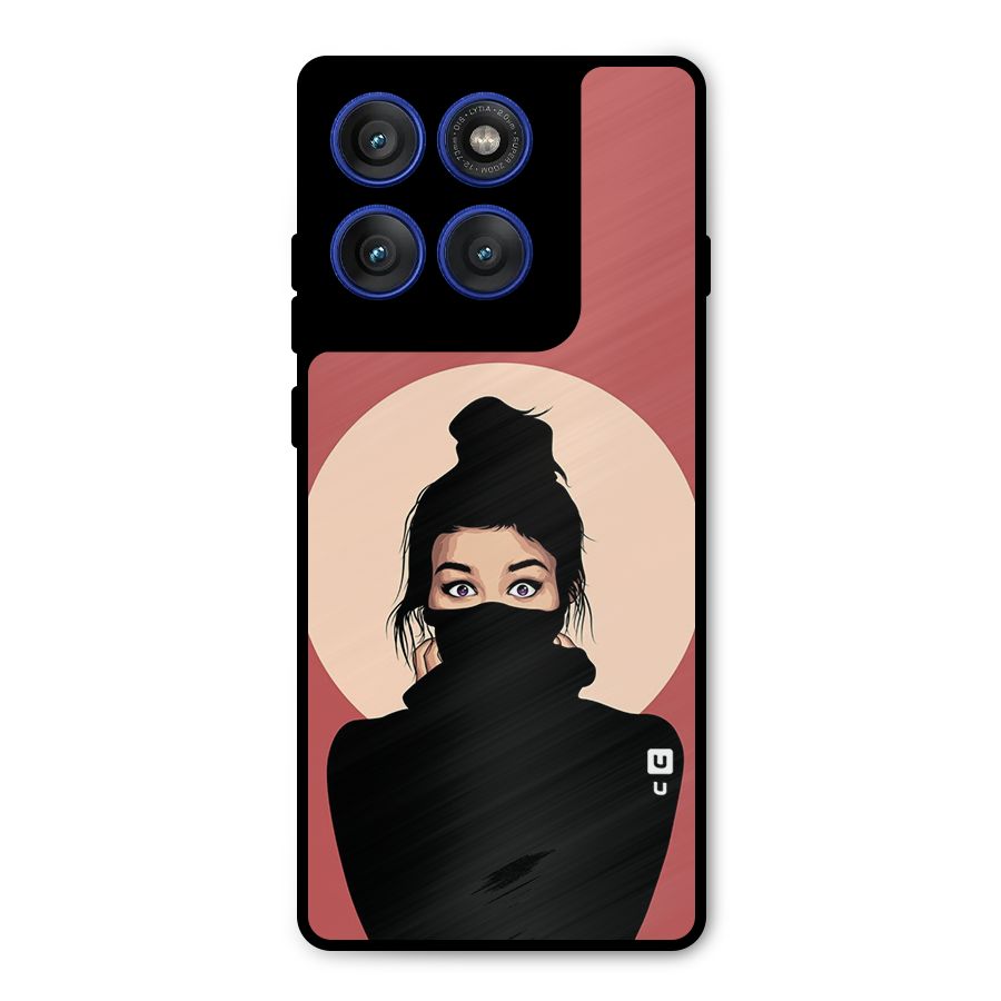 Aesthetic Digital Art Girl Metal Back Case for Motorola Edge 60 Pro
