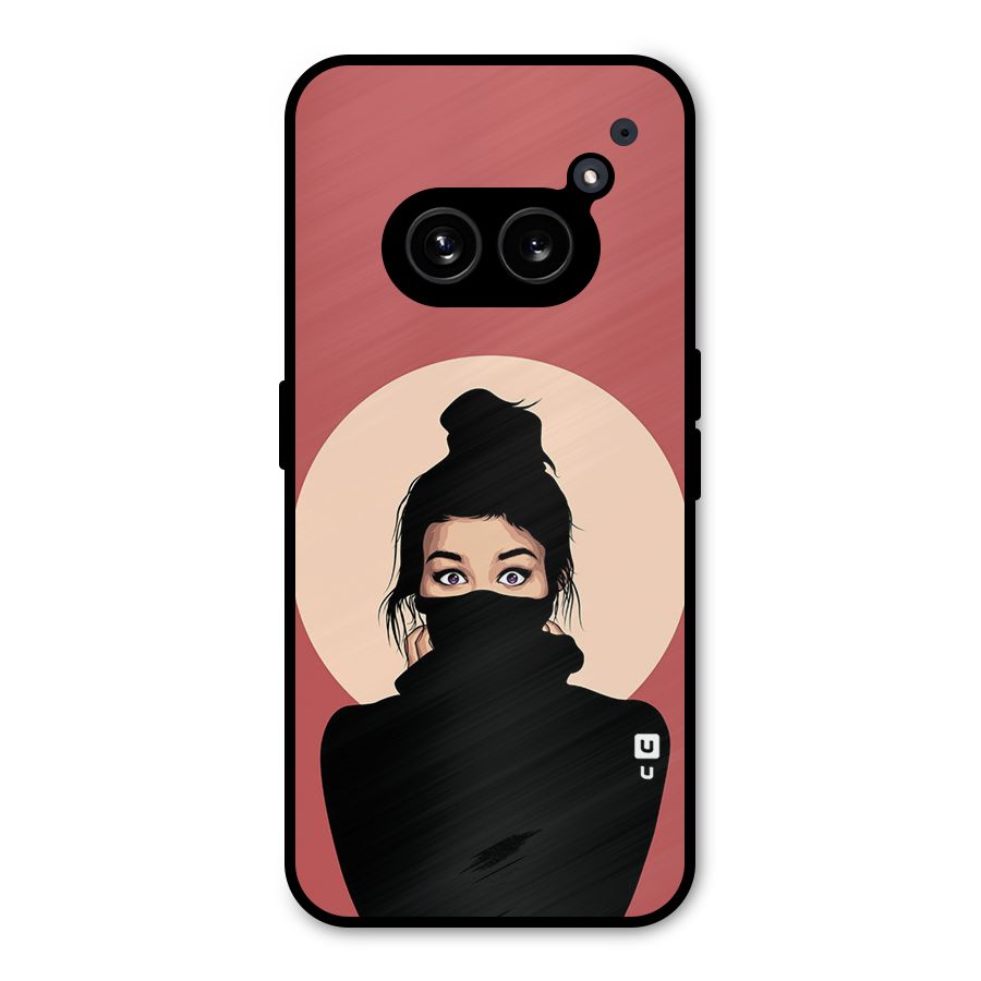 Aesthetic Digital Art Girl Metal Back Case for Nothing Phone 2a Plus
