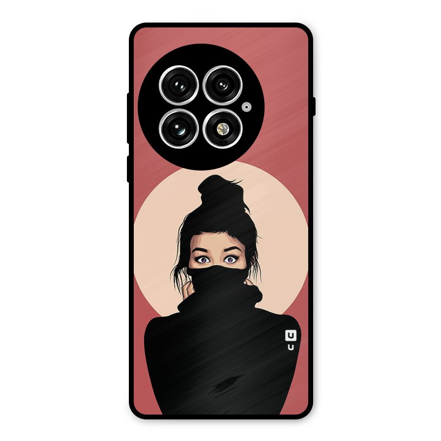 Aesthetic Digital Art Girl Metal Back Case for OnePlus 13